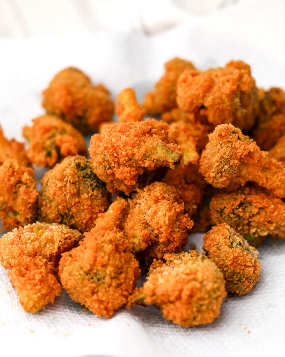 Breaded Broccoli — 2 lb container