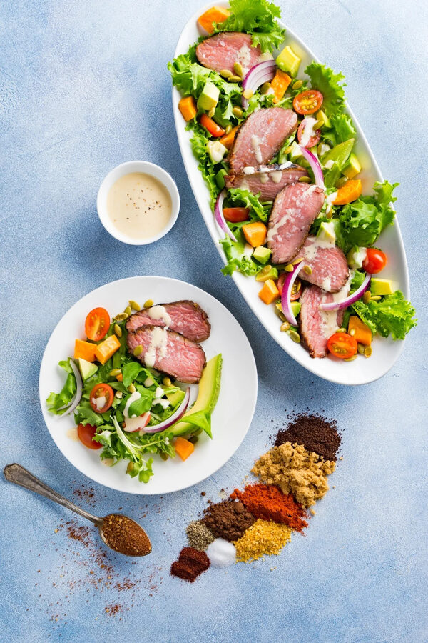 Oyster Steak Salad — 96 oz bowl