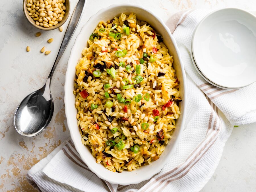 Vegetable Orzo — 2 lb container