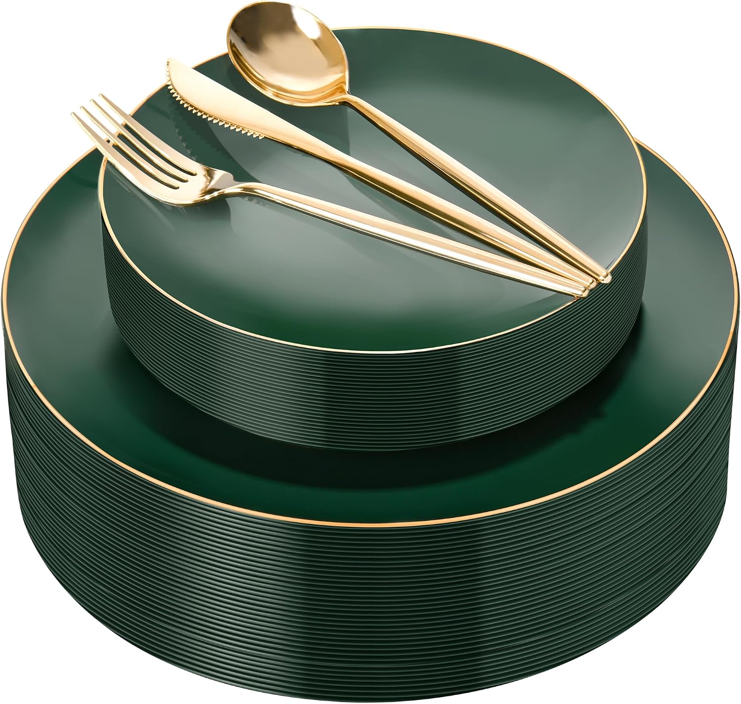 Disposable Dinnerware Package — Serves 100